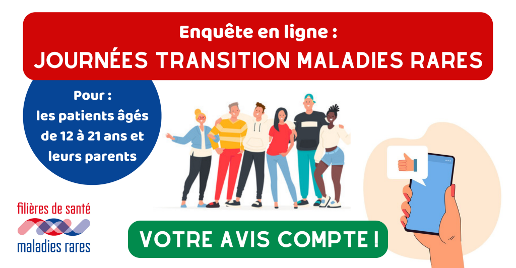 Enquête en ligne : Journées Transition maladies rares inter-filières